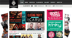 Desktop Screenshot of kasbahnightclub.com